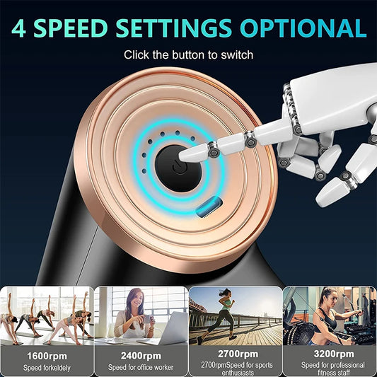 HeatPulse PowerStrike LCD showing 4-speed setting