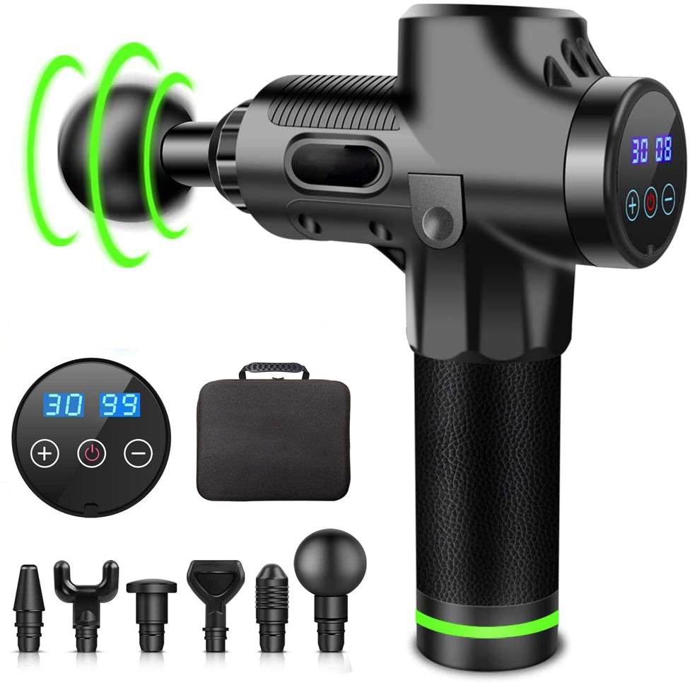 Pocket-sized massage gun for travel and daily use