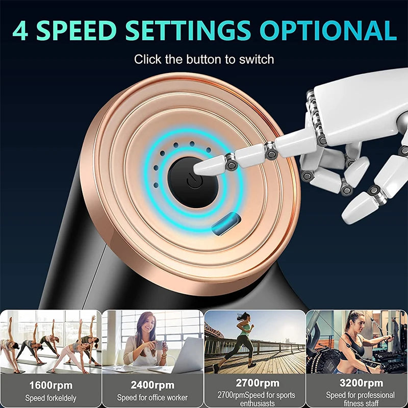 HeatPulse PowerStrike LCD showing 4-speed setting